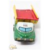 Image 3 : VINTAGE TIN LITHOGRAPHED DUMP TRUCK- MADE IN JAPAN