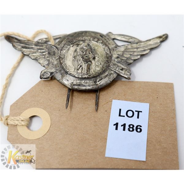 VINTAGE WWII SAINT CHRISTOPHER "BE MY GUIDE"