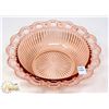 Image 1 : PINK "OLD COLONY" DEPRESSION GLASS W/ RIBBED &