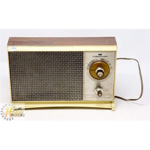 CORONADO "SOLID STATE" WALNUT FINISHED MANTLE