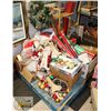 Image 1 : PALLET OF CHRISTMAS, MANY VINTAGE AND NEW IN