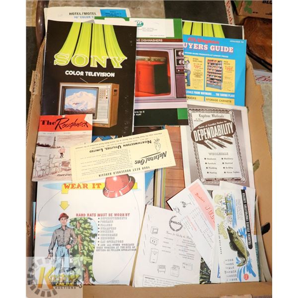 LOT OF ASSORTED 1960'S-70'S PAMPHLETS,