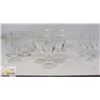 Image 1 : 15PC BOHEMIAN ETCHED CRYSTAL STEMWARE