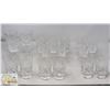 Image 1 : 22PC WATERFORD CRYSTAL CUT STEMWARE