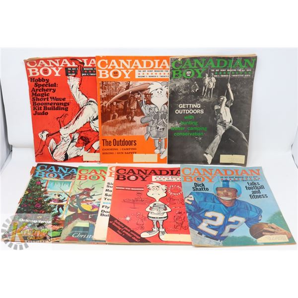 FLAT OF 1960'S BOYS SCOUTS "CANADIAN BOY"