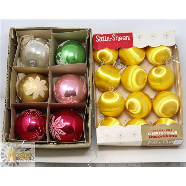 1960'S SATIN- SHEEN YELLOW THREAD & VINTAGE