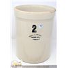 Image 1 : 2 GALLON MED ALTA POTTERIES CROCK- REDCLIFF ALTA