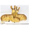 Image 1 : MARBOLEX BY DANESI VINTAGE CERAMIC DEER & FAWN