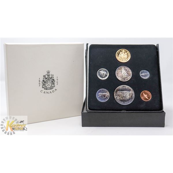 RCM CENTENNIAL 1867-1967 22KT GOLD & SILVER