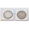 Image 2 : LOT OF 2 1921-D USA MORGAN SILVER DOLLARS