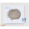 Image 1 : 1922 USA SILVER PEACE DOLLAR