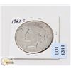 Image 1 : 1923-S USA SILVER PEACE DOLLAR