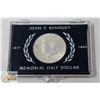 Image 1 : 1917 USA JOHN F KENNEDY MEMORIAL SILVER 1/2