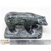 Image 1 : HAND CARVED SOAPSTONE POLAR BEAR ORNAMENT