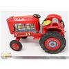 Image 1 : ANTIQUE TIN LITHOGRAPHED RED TRACTOR (MISSING