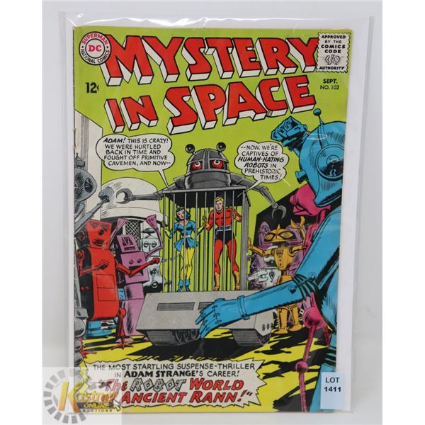 1965 DC COMICS 12 CENT SEPT NO. 102  MYSTERY IN