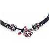 Image 2 : ESTATE HANDCRAFTED ARTISAN SEWN BEADED 22"NECKLACE
