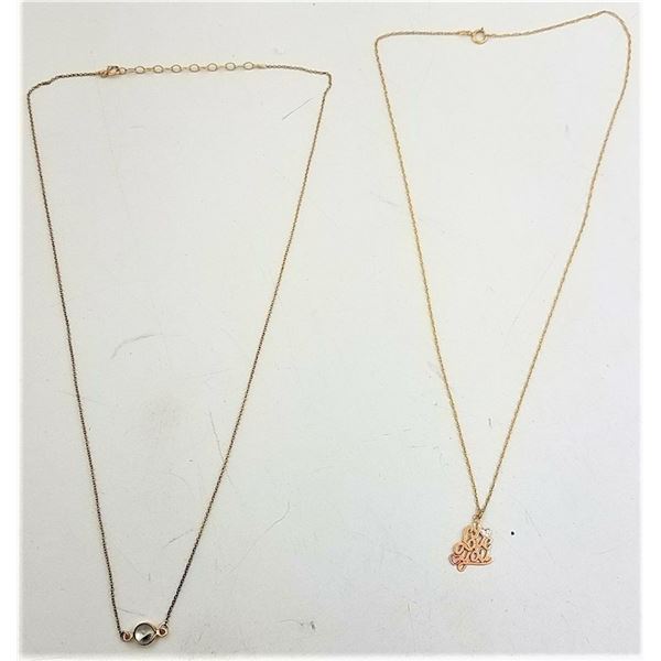 ESTATE 925 SILVER NECKLACES WITH PENDANT