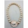 Image 1 : ESTATE 925 SILVER & AUTHENTIC PEARL BRACELET