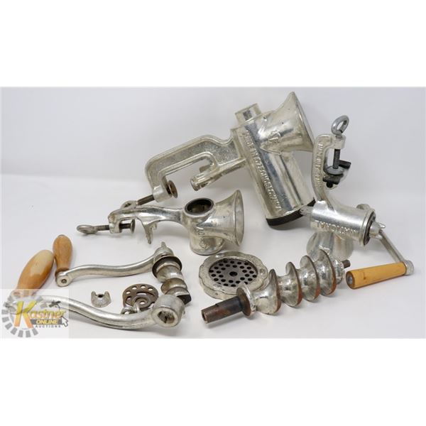 CZECHOSLOVIAN MADE MEAT MINCER/ GRINDER W/