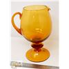 Image 1 : 1970'S AMBER GLASS PITCHER