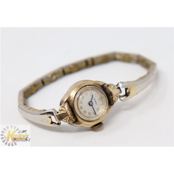 VINTAGE LEROY SWISS MADE -LADIES WRIST WATCH.