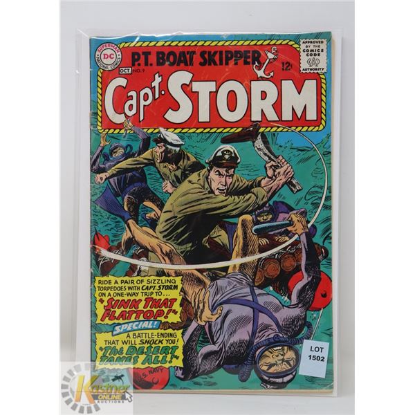 1965 DC COMICS 12 CENT OCT NO. 9 P.T. BOAT