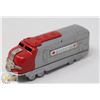 Image 2 : 1950'S SANTA FE LOCOMOTIVE TRAIN TIN FRICTION TOY-