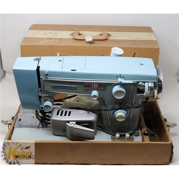 ESTATE KENMORE ELECTRIC SEWING MACHINE (BLUE)