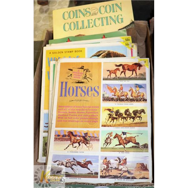 FLAT OF COLLECTIBLE RESEARCH & VINTAGE STAMP