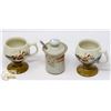 Image 1 : 3PC ASSORTED JAPANESE & CANADIAN MADE STONEWARE