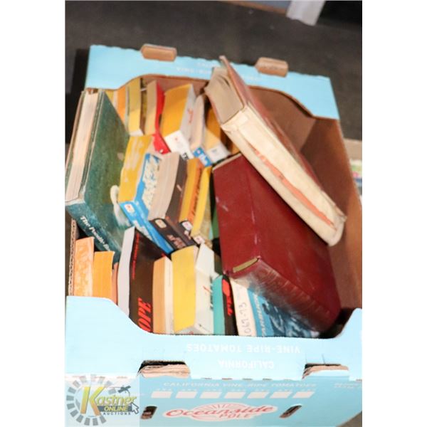 LARGE ESTATE BOX OF CLASSIC CHAPTER BOOKS &