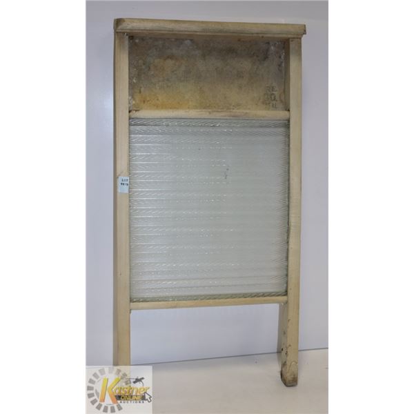 ESTATE ECONOMY WOOD/ GLASS WASHBOARD