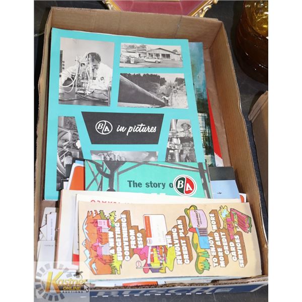 VINTAGE BA/ TEXACO/ ESSO LITERATURE, CARDS &