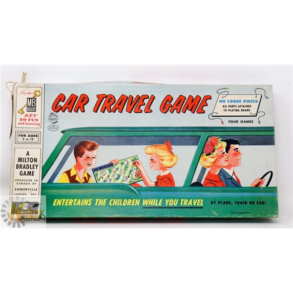 1960'S MILTON BRADLEY " CAR TRAVEL" GAME