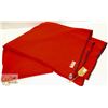 Image 1 : 1952 VINTAGE PURE WOOL REGENT FABRIC BLANKET- 60"