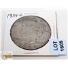 Image 1 : 1934-D USA PEACE SILVER DOLLAR