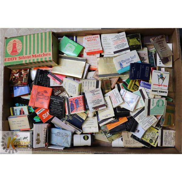 LARGE FLAT OF MATCHBOOK COLLECTIONS FROM GLOBAL