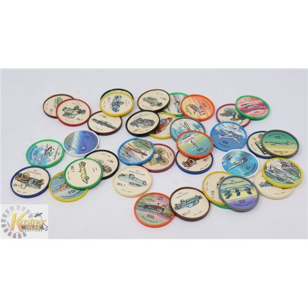 BOX OF 35 COLLECTIBLE JELLO/ HOSTESS BRAND VEHICLE