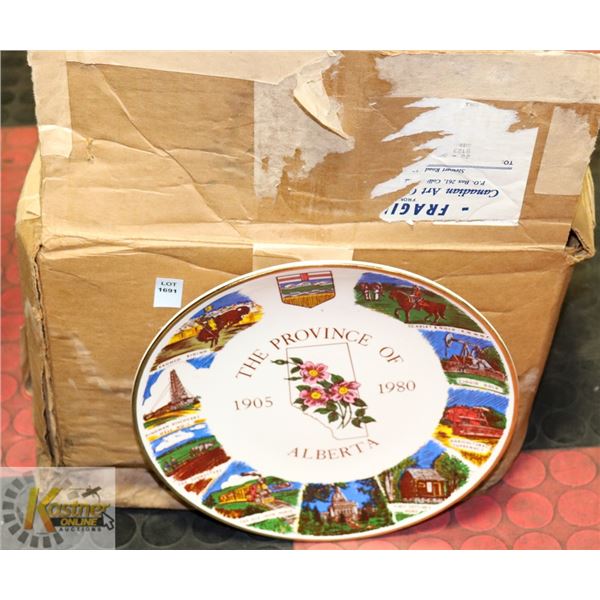 ESTATE BOX OF 17 "THE PROVINCE OF ALBERTA 1905-