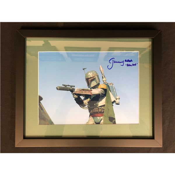 JEREMY BULLOCH SIGNED AND FRAMED STAR WARS 8 X 10 ( RA COA)