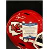 Image 2 : TYREEK HILL SIGNED KC CHIEFS FULL SIZE SPEED HELMET (BECKETT COA)