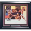 Image 1 : MUHAMMED ALI SIGNED LTD EDITION 24 X 30 BOXING CAREER COLLAGE ( BECKET COA)