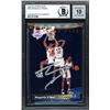 Image 1 : 1992-93 UPPER DECK SHAQUILLE ONEAL SIGNED ROOKIE CARD ( BECKETT 10)