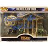 Image 1 : Christopher Lloyd Authentic Autographed Doc with Clock Tower Funko Pop (Beckett coa)