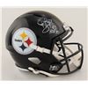 Image 1 : TROY PALAMALU SIGNED STEELERS FULL SIZE SPEED HELMET ( BECKETT COA)