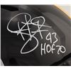 Image 2 : TROY PALAMALU SIGNED STEELERS FULL SIZE SPEED HELMET ( BECKETT COA)