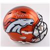 Image 1 : NOAH FANT SIGNED BRONCOS FLASH ORANGE FULL SIZE SPEED HELMET ( BECKETT COA)