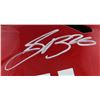 Image 2 : SEQUON BARKLEY SIGNED NY GIANTS RED FLASH SPEDD HELMET ( JSA COA)