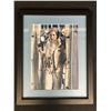 Image 1 : CARRIE FISHER SIGNED STAR WARS FRAMED 8 X 10 ( RA COA)